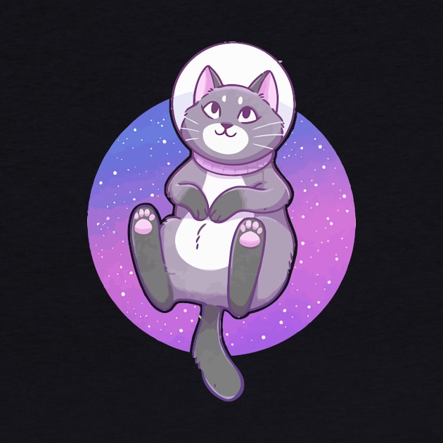 Astronaut Space Kitty by annabellaaa